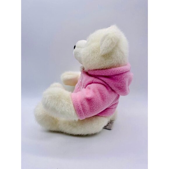 Alaskan Inn Plush Teddy Bear Pink Hoodie Cuddlebears Boo by Stuffed Animal House - Picture 3 of 7